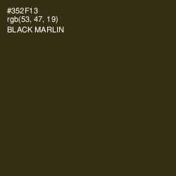 #352F13 - Black Marlin Color Image